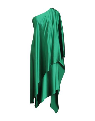 Max Mara Woman Midi Dress Emerald Green Size 6 Silk