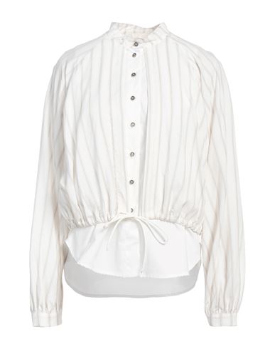 8PM 8PM WOMAN SHIRT WHITE SIZE S VISCOSE, SILK, POLYAMIDE, POLYESTER, COTTON 