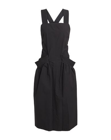 Low Classic Woman Midi Dress Black Size M Cotton In Black