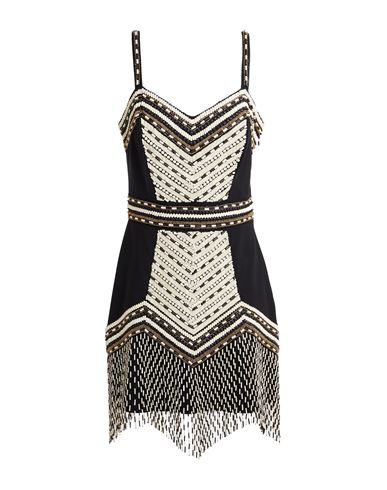 Elisabetta Franchi Woman Mini Dress Black Size 10 Polyamide, Elastane, Polyester