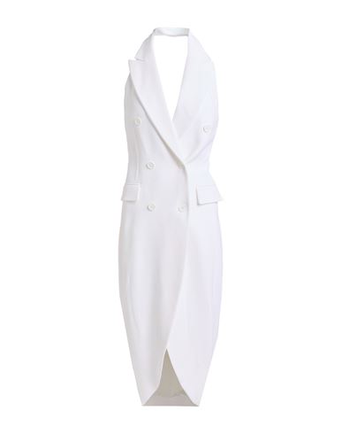 Michael Kors Collection Woman Maxi Dress Off White Size 2 Acetate, Viscose In White