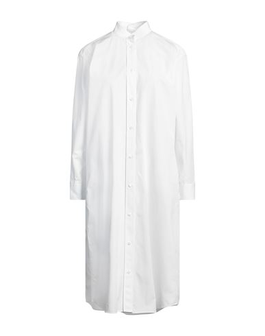 Fendi Woman Midi Dress White Size 4 Cotton In White