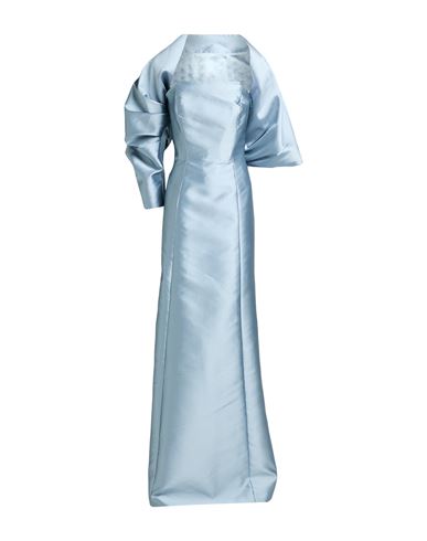 Alberta Ferretti Woman Maxi Dress Light Blue Size 6 Polyester, Silk, Polyamide, Elastane In Blue