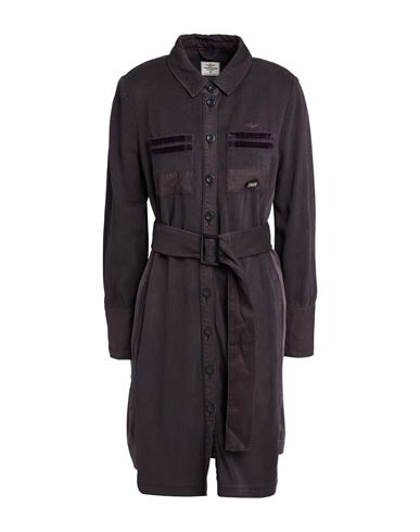 Shop Aeronautica Militare Woman Mini Dress Dark Purple Size 6 Tencel