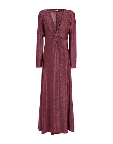Rebel Queen By Liu •jo Woman Maxi Dress Garnet Size M Polyamide, Polyester, Elastane
