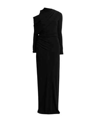 Alberta Ferretti Woman Maxi Dress Black Size 8 Viscose In Black