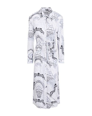 Shop Leonard Paris Woman Midi Dress Light Grey Size 8 Polyamide