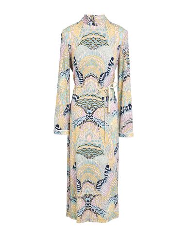 Shop Leonard Paris Woman Maxi Dress Pink Size 14 Wool, Nylon
