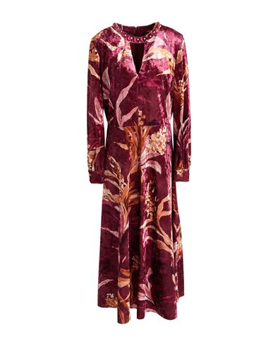 Clips Woman Maxi Dress Plum Size 14 Polyester, Elastane In Purple