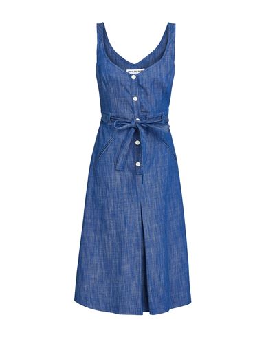 Attic And Barn Woman Midi Dress Blue Size 10 Cotton