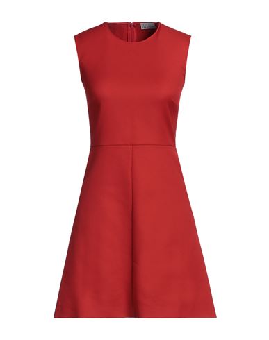 Red Valentino Woman Mini Dress Red Size 0 Cotton, Polyamide, Elastane