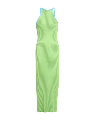 Shop Stine Goya Woman Midi Dress Lime Green Size L Viscose, Polyamide