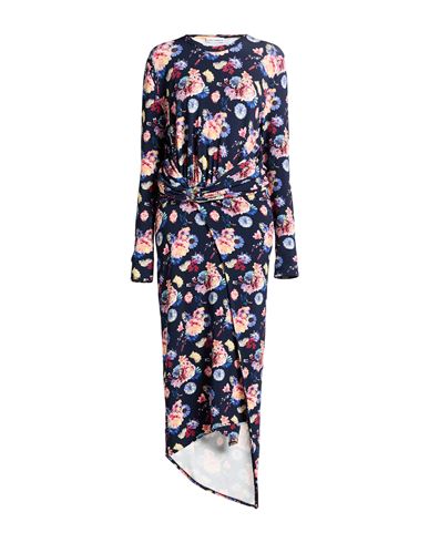 Rabanne Woman Maxi Dress Navy Size 8 Viscose, Elastane