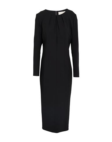 Thomas Rath Woman Midi Dress Black Size 12 Wool, Elastane