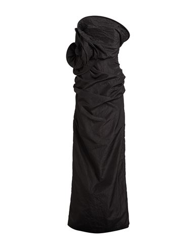 Magda Butrym Woman Maxi Dress Black Size 6 Silk, Polyamide