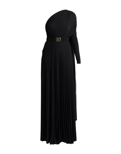 Elisabetta Franchi Red Carpet Woman Maxi Dress Black Size 6 Viscose, Polyester, Polyamide, Elastane
