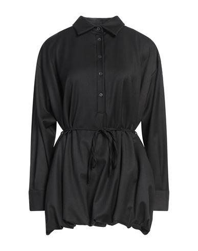 Shop Vicolo Woman Mini Dress Charcoal Size M Polyester, Viscose, Elastane In Grey