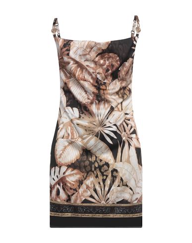 Shop Just Cavalli Woman Mini Dress Sand Size 4 Polyester