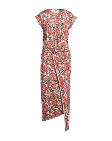 Rabanne Woman Maxi Dress Red Size 8 Viscose, Elastane