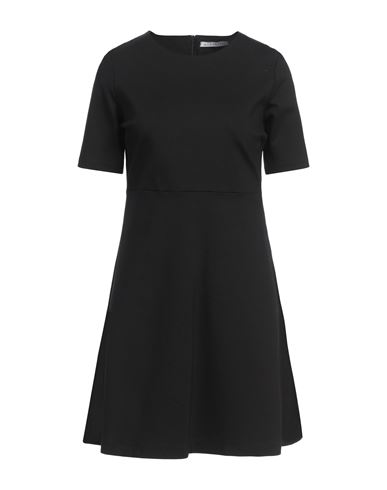 Caractere Caractère Woman Mini Dress Black Size 10 Viscose, Polyamide, Elastane In Black