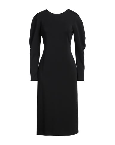 Shop Meimeij Woman Midi Dress Black Size 6 Polyester, Elastane