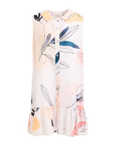 Woman Mini dress Cream Size 6 Polyester