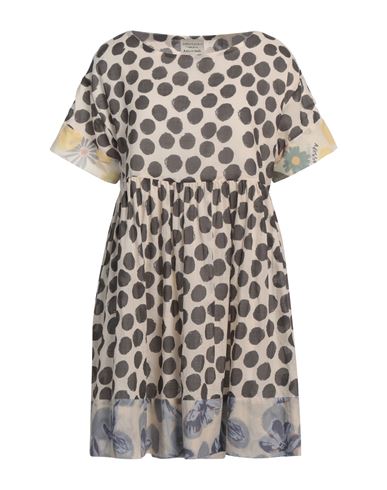 Minivestido Mujer Beige 38 Mujer