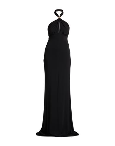 Elisabetta Franchi Red Carpet Woman Maxi Dress Black Size 10 Viscose, Elastane In Black