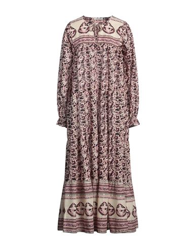 Maison Scotch Woman Maxi Dress Beige Size 4 Cotton, Polyester