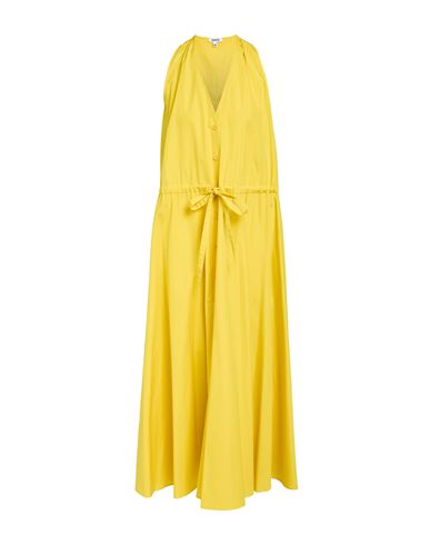Aspesi Woman Maxi Dress Yellow Size 4 Cotton