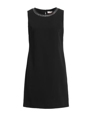 Liu •jo Woman Mini Dress Black Size 12 Polyester
