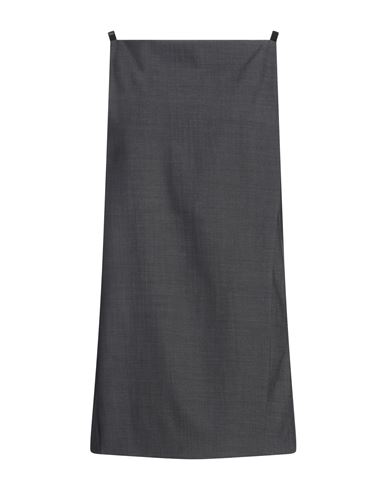Philosophy Di Lorenzo Serafini Woman Mini Dress Charcoal Size 6 Polyester, Virgin Wool, Elastane