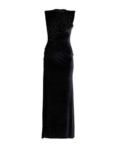 Amen Woman Maxi Dress Black Size 8 Polyester, Elastane