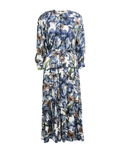 HIGH HIGH USE WOMAN MIDI DRESS NAVY SIZE 10 RAYON 