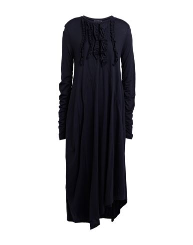High Use Woman Midi Dress Midnight Blue Size L Wool