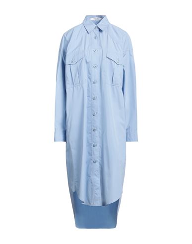 Givenchy Woman Midi Dress Sky Blue Size 2 Cotton