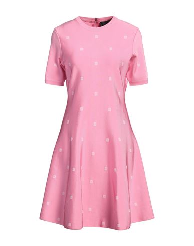 Givenchy Woman Mini Dress Pink Size L Viscose, Polyamide, Polyester, Elastane