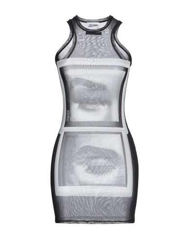 JEAN PAUL GAULTIER JEAN PAUL GAULTIER WOMAN MINI DRESS BLACK SIZE M POLYAMIDE 