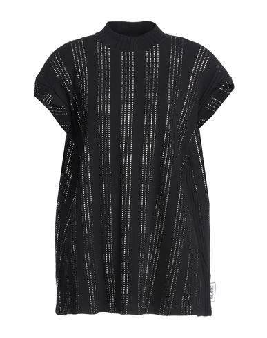 Attico The  Woman Mini Dress Black Size 4 Cotton