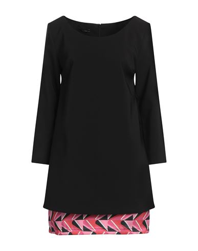 Hanita Woman Mini Dress Black Size M Polyester, Elastane