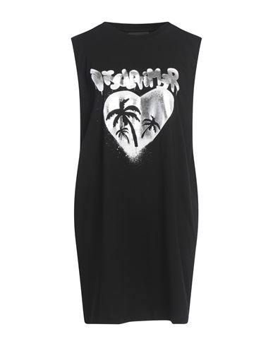 Disclaimer Woman Mini Dress Black Size S Cotton