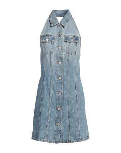 Givenchy Woman Mini Dress Blue Size 6 Cotton