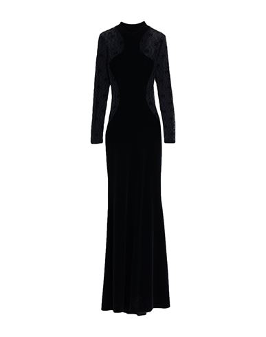 Elisabetta Franchi Red Carpet Woman Maxi Dress Black Size 8 Polyester, Elastane, Polyamide