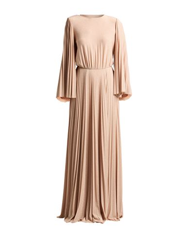 Elisabetta Franchi Red Carpet Woman Maxi Dress Blush Size 6 Viscose, Polyester, Polyimide, Elastane