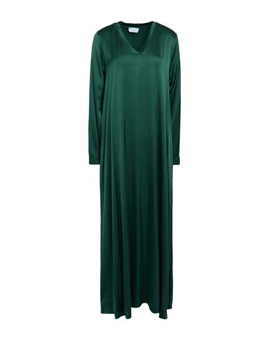 Daniele Fiesoli Collezione N_01 Woman Maxi Dress Dark Green Size Xs Viscose, Elastane In Green