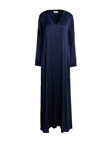 Daniele Fiesoli Woman Maxi Dress Navy Size Xs Viscose, Elastane