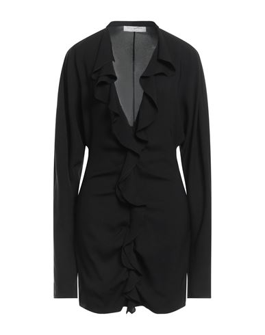 Philosophy Di Lorenzo Serafini Woman Mini Dress Black Size 12 Triacetate, Polyester In Black