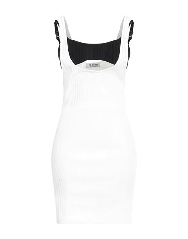 Attico Light Blue Flat Ribbed Tank Top