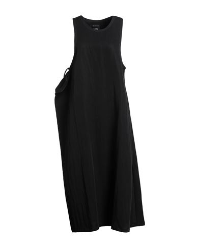 Y-3 Woman Midi Dress Black Size L Lyocell, Polyamide