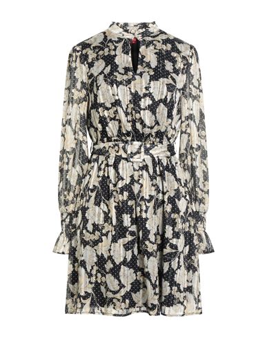 Guess Woman Mini Dress Black Size L Polyester